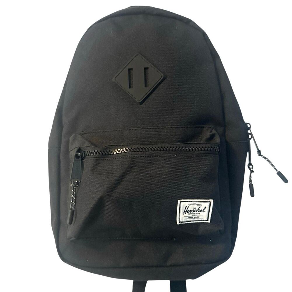 Herschel mini bookbag backpack black school uniform excellent condition